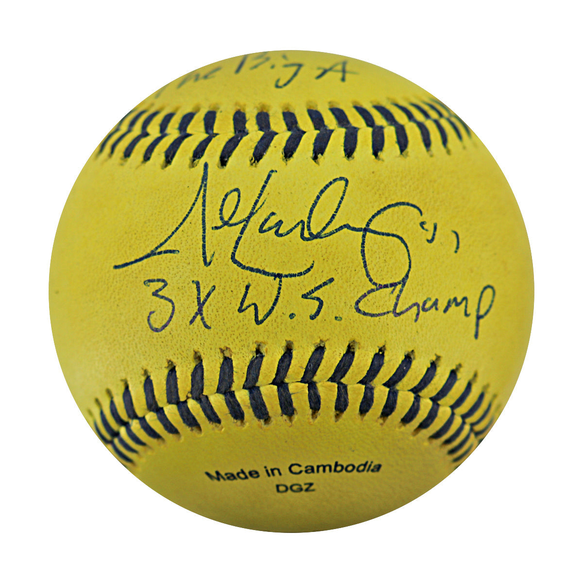 John Lackey Signed Inscribed Game Used Banana Ball 5.31.25 Angel Stadium