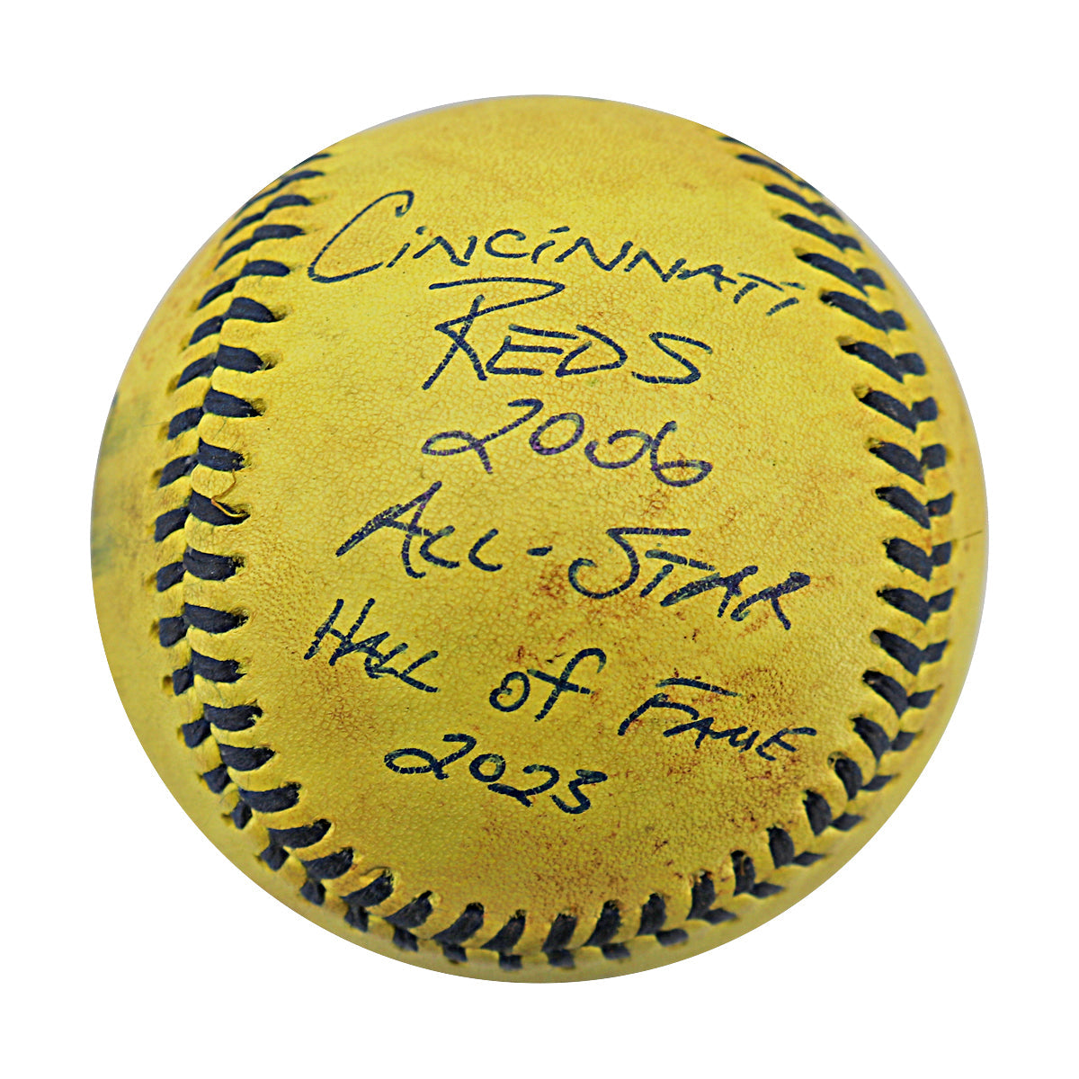 Bronson Arroyo Signed Inscribed GU Banana Ball 6.13.25 Great American Ball Park