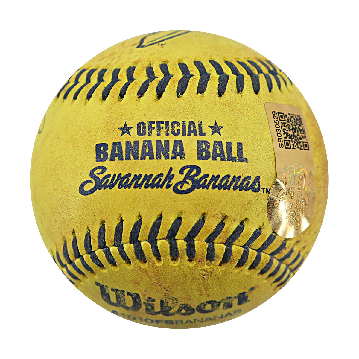 Bronson Arroyo Signed Inscribed GU Banana Ball 6.13.25 Great American Ball Park