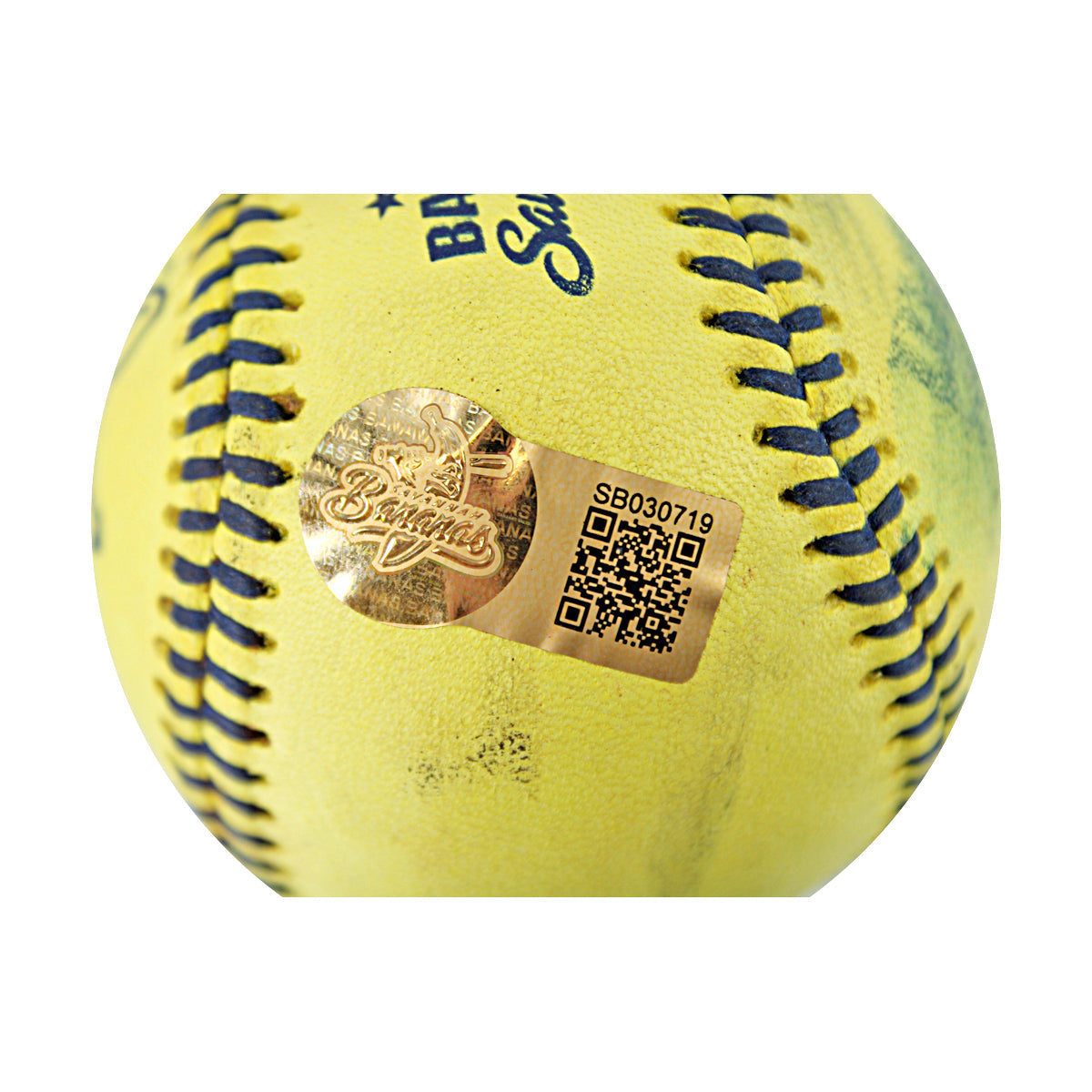 Andy Archer Bananas Autographed Game Used Official Banana Ball 8.29.25 PNC Park