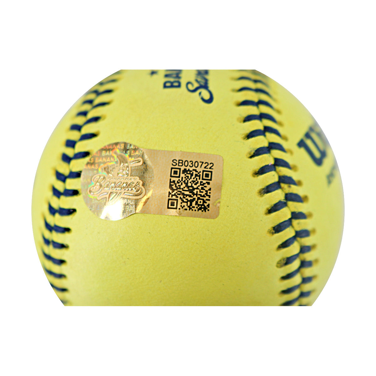 Bowen Horton Bananas Autographed Inscribed Game Used Official Banana Ball 8.29.25 PNC Park