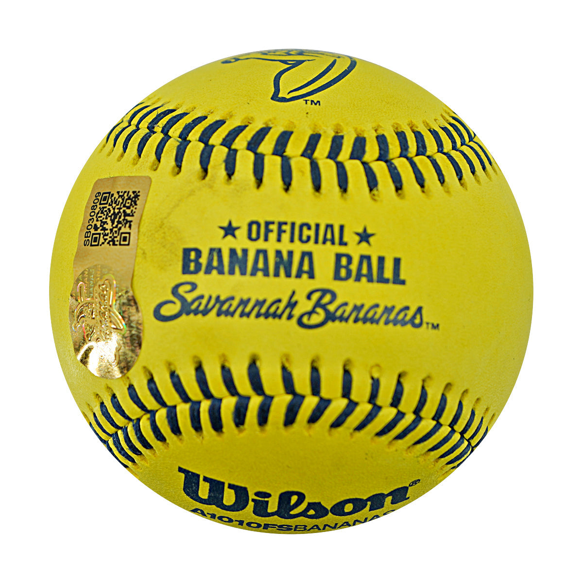 Vincent Chapman Savannah Bananas Autographed Inscribed Official Banana Ball 2.27.26 FSU Tallahassee Florida