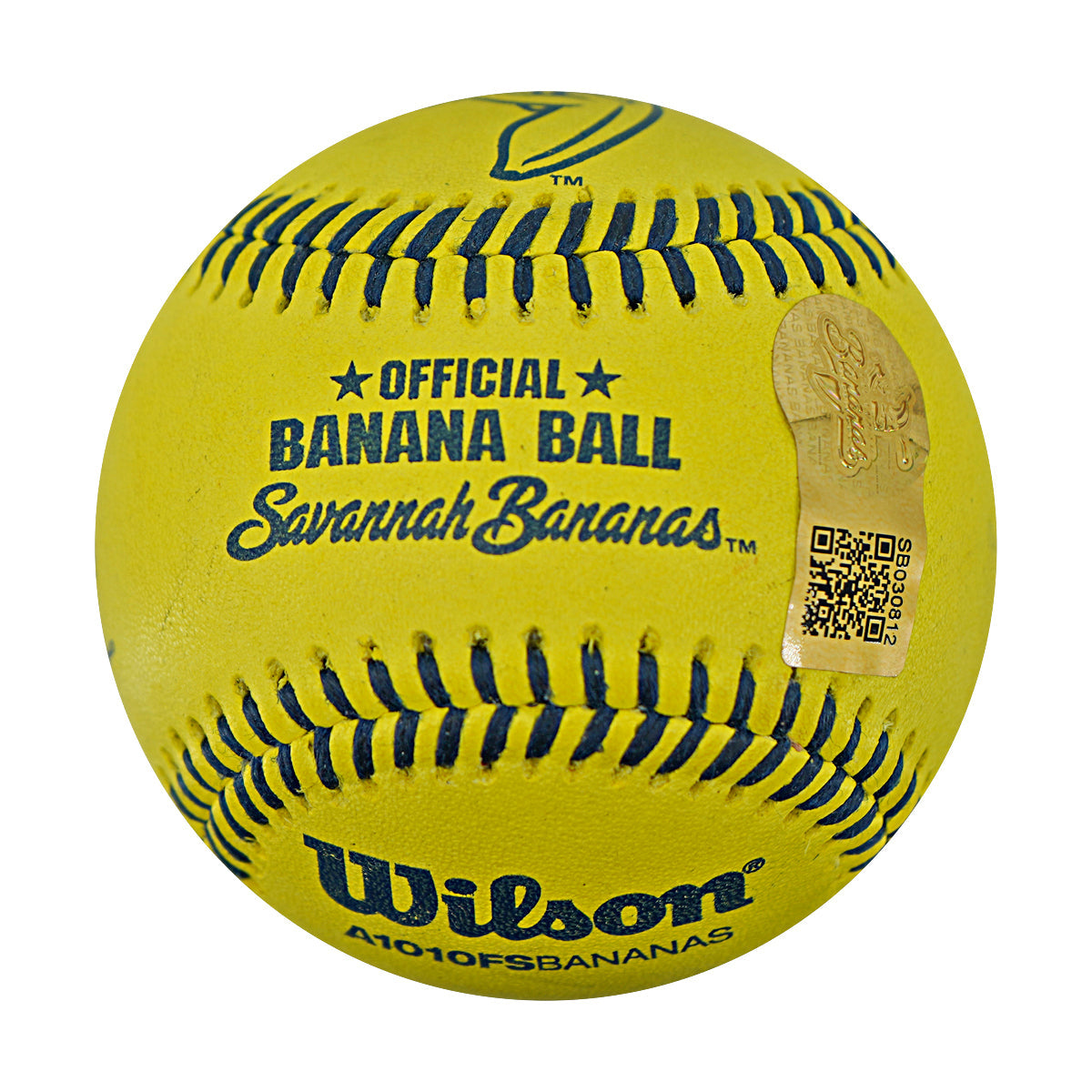 Adam Virant Savannah Bananas Autographed Inscribed Official Banana Ball 2.27.26 FSU Tallahassee Florida