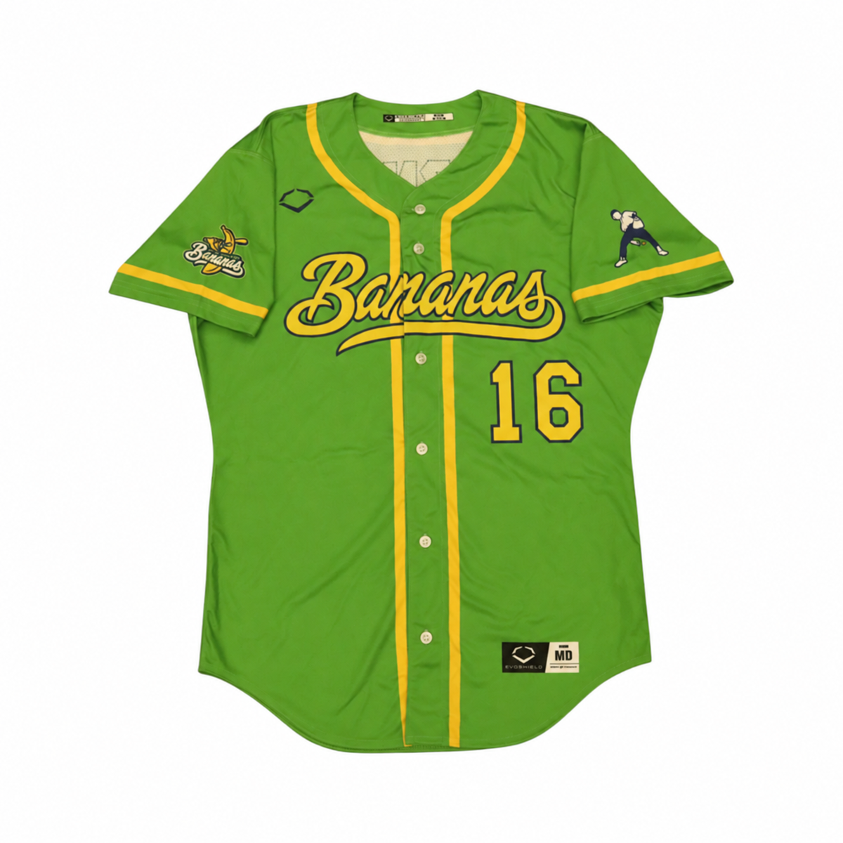 Adam Virant Savannah Bananas Game Worn June 27, 2026 Green Jersey at Oregon
