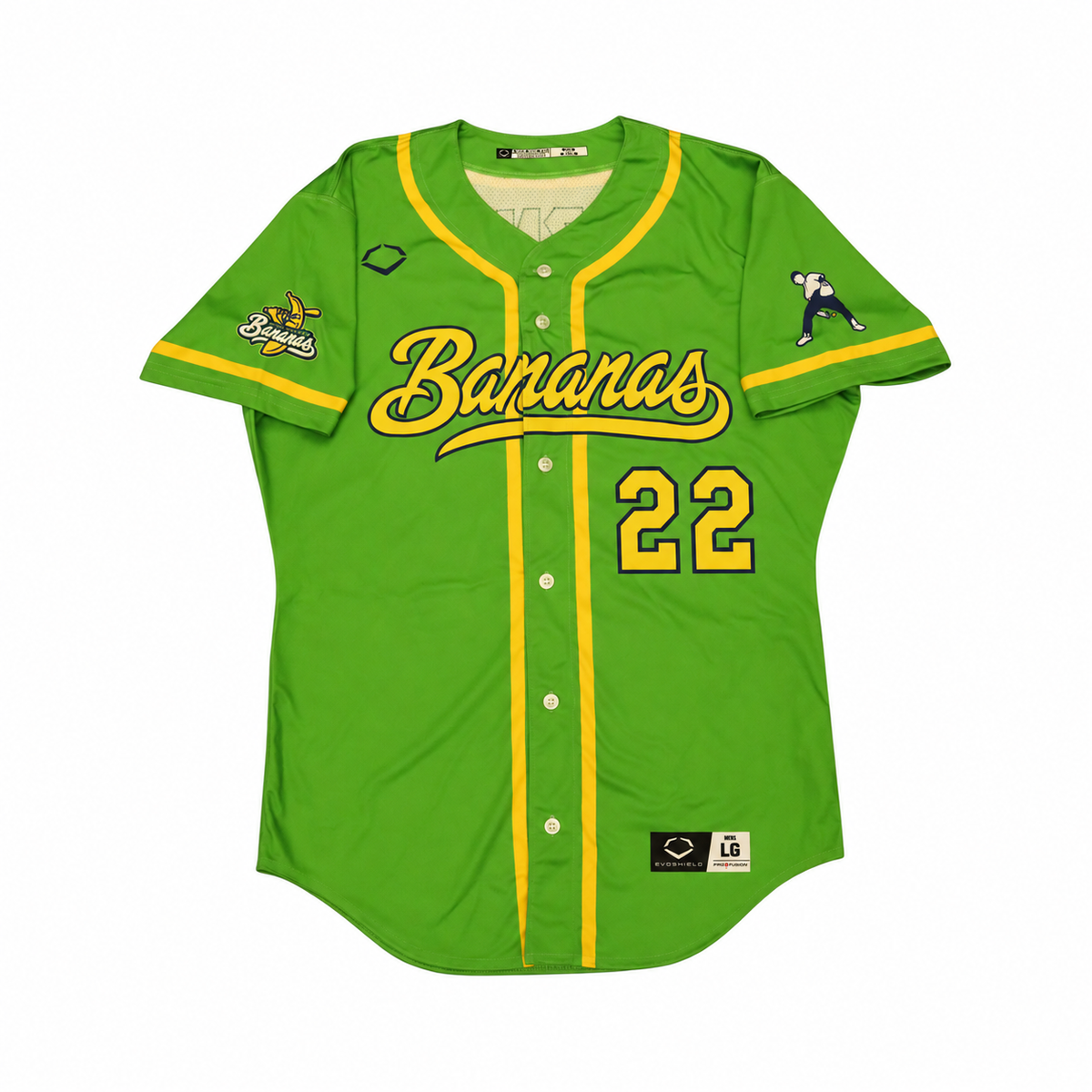 JT Sokolove Savannah Bananas Game Worn June 27, 2026 Green Jersey at Oregon