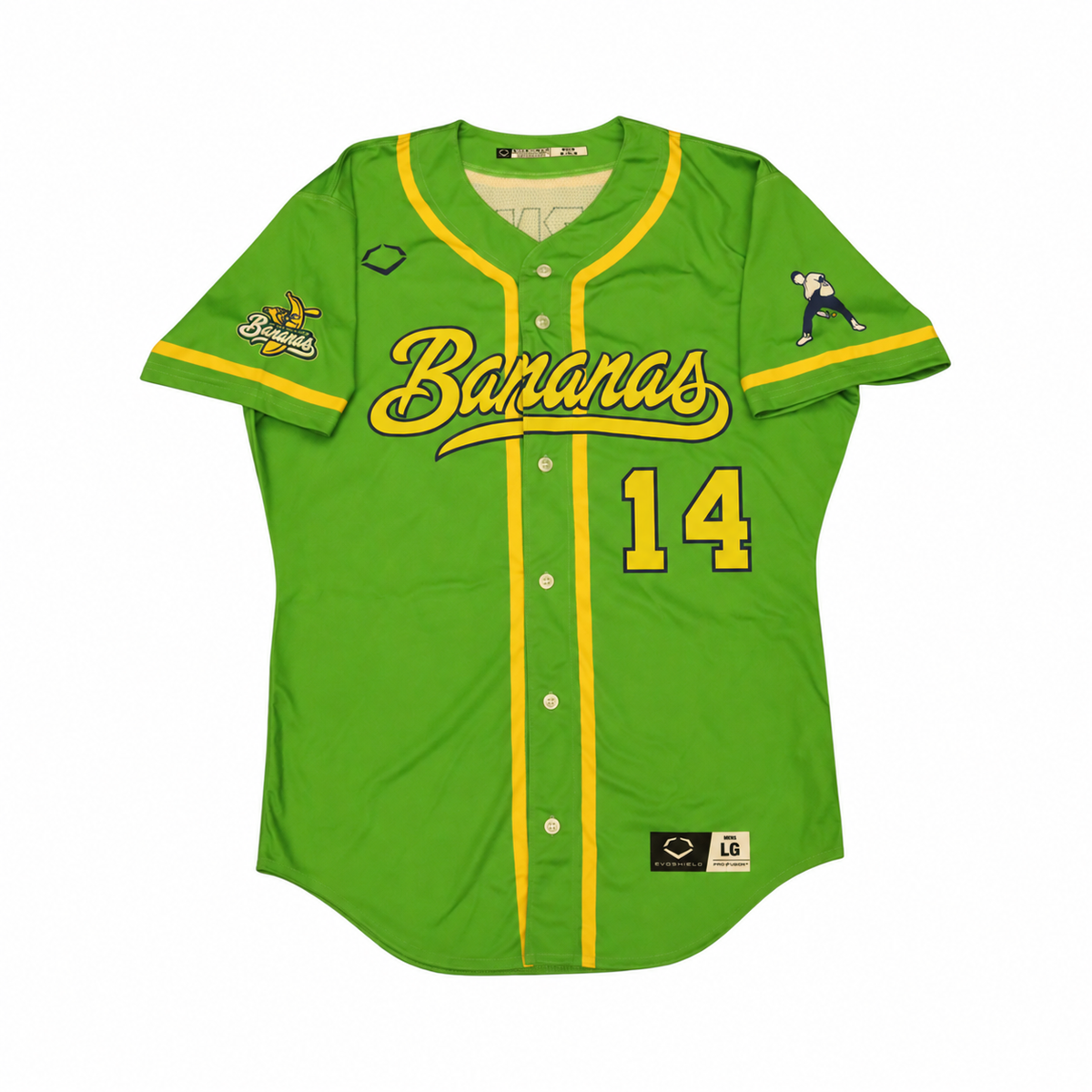Dakota "Stilts" Albritton Savannah Bananas Game Worn June 27, 2026 Green Jersey at Oregon