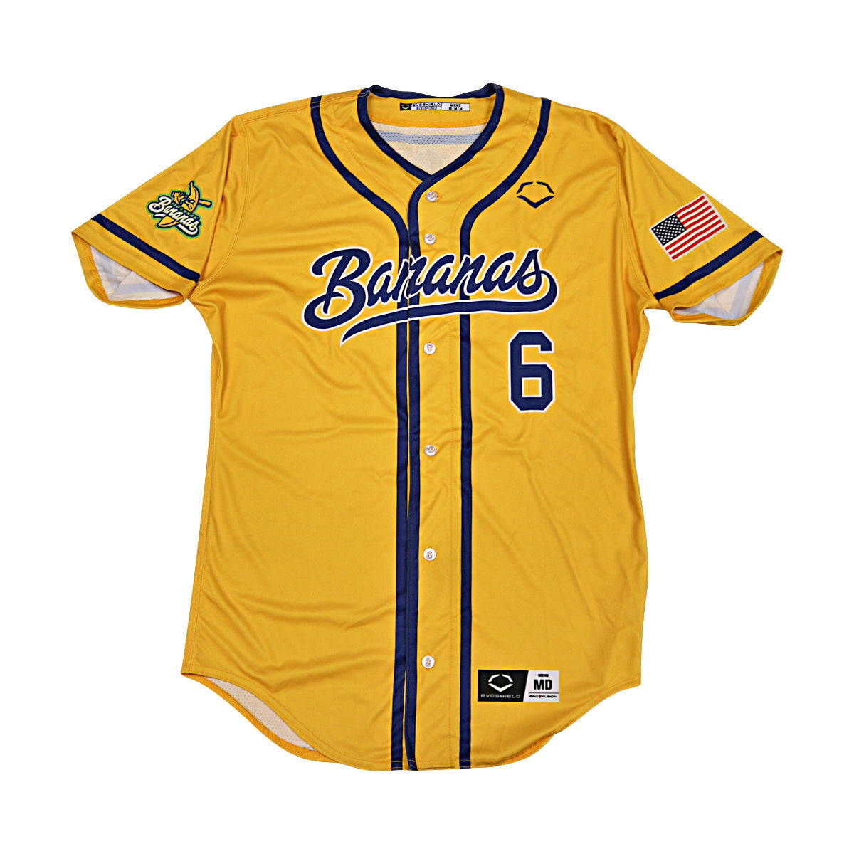 Ryan Cox Savannah Bananas Game Worn Jersey June 6-7, 2025 in Charlotte NC