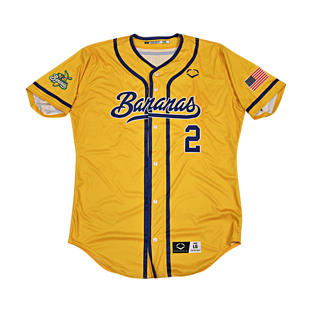Reese Alexiades Savannah Bananas Game Worn Jersey June 6-7, 2025 in Charlotte NC