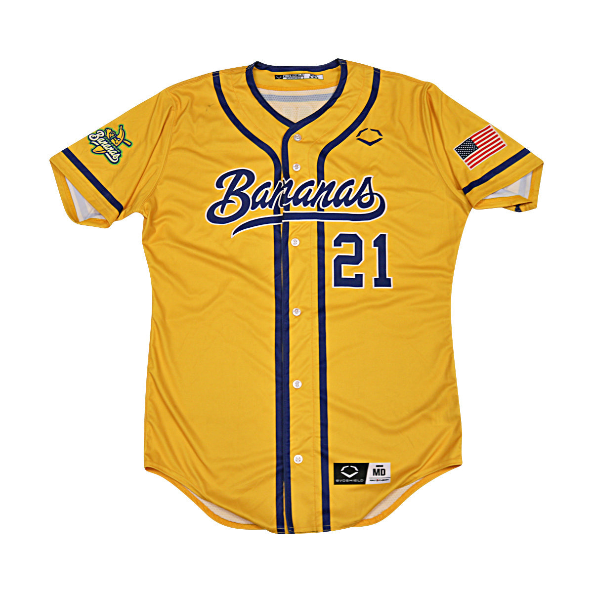 Jared Donalson Savannah Bananas Game Worn Jersey June 6-7, 2025 in Charlotte NC