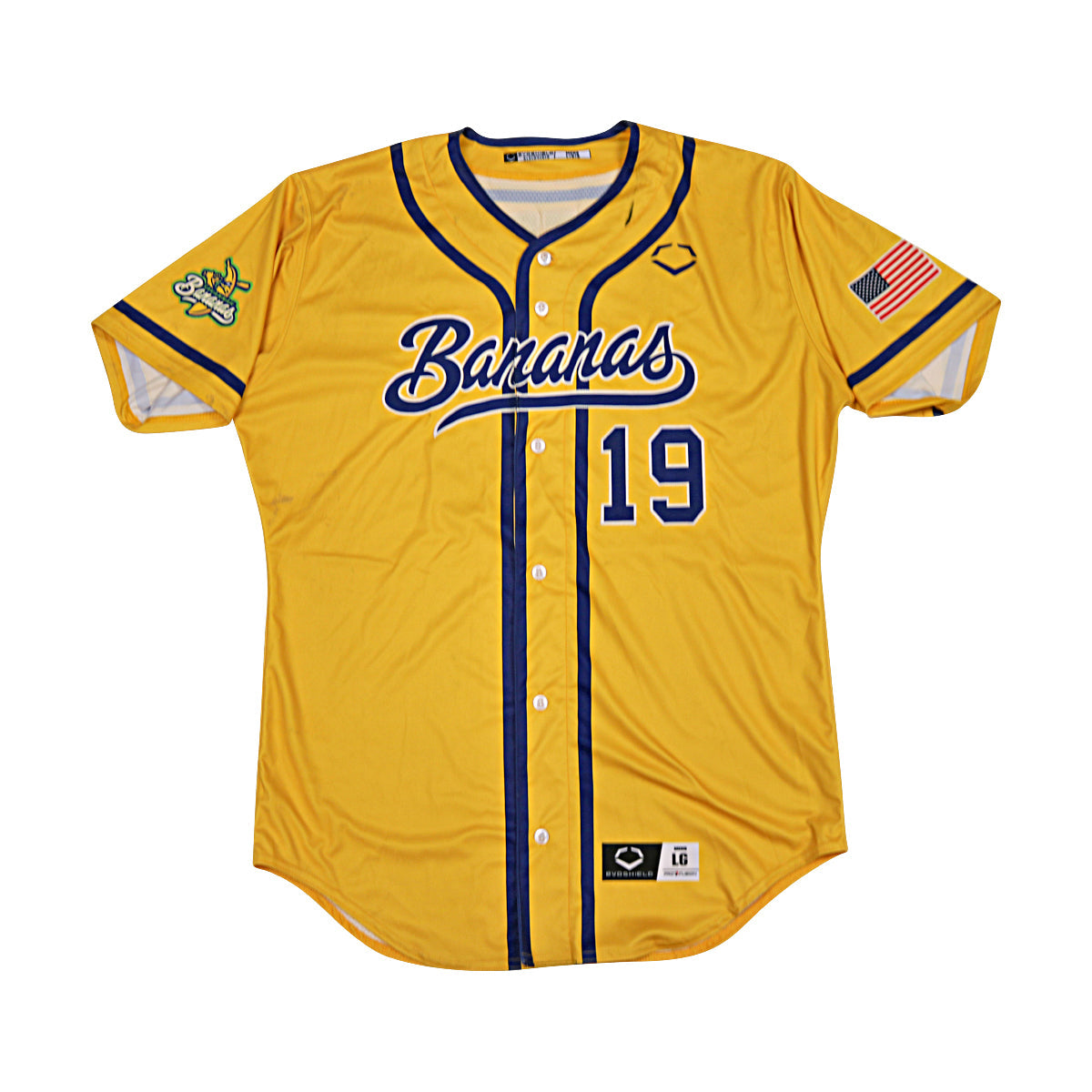 Dan Oberst Savannah Bananas Game Worn Jersey June 6-7, 2025 in Charlotte NC
