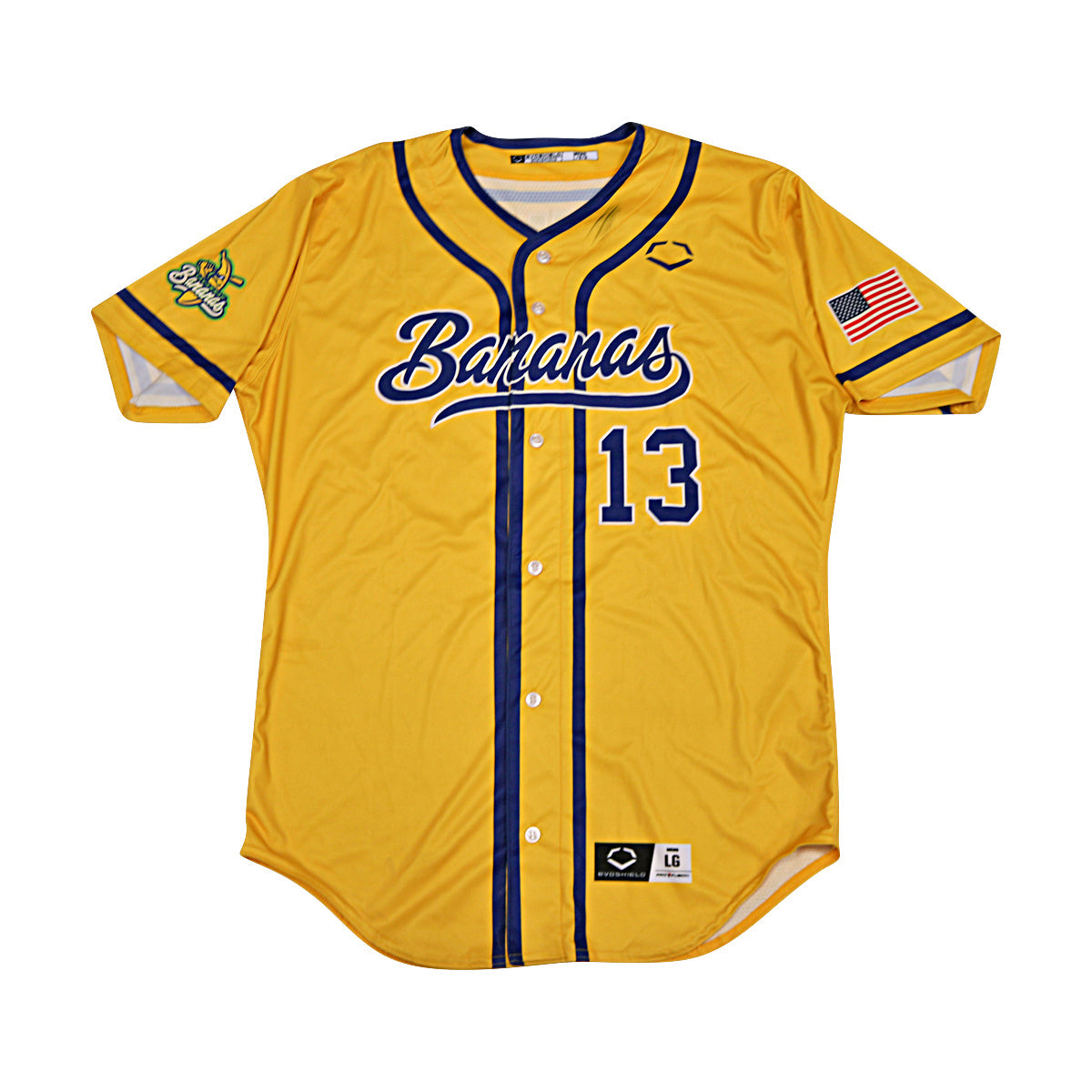 Daultin Mauldin Savannah Bananas Game Worn Jersey June 6-7, 2025 in Charlotte NC