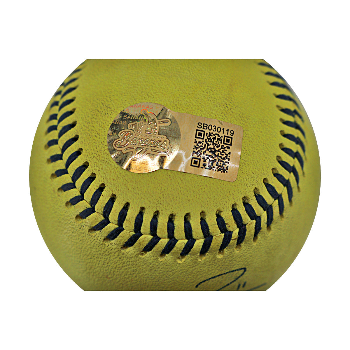Jeremy Guthrie Signed Game Used Banana Ball w/Case 5.23.25 Kauffman Stadium
