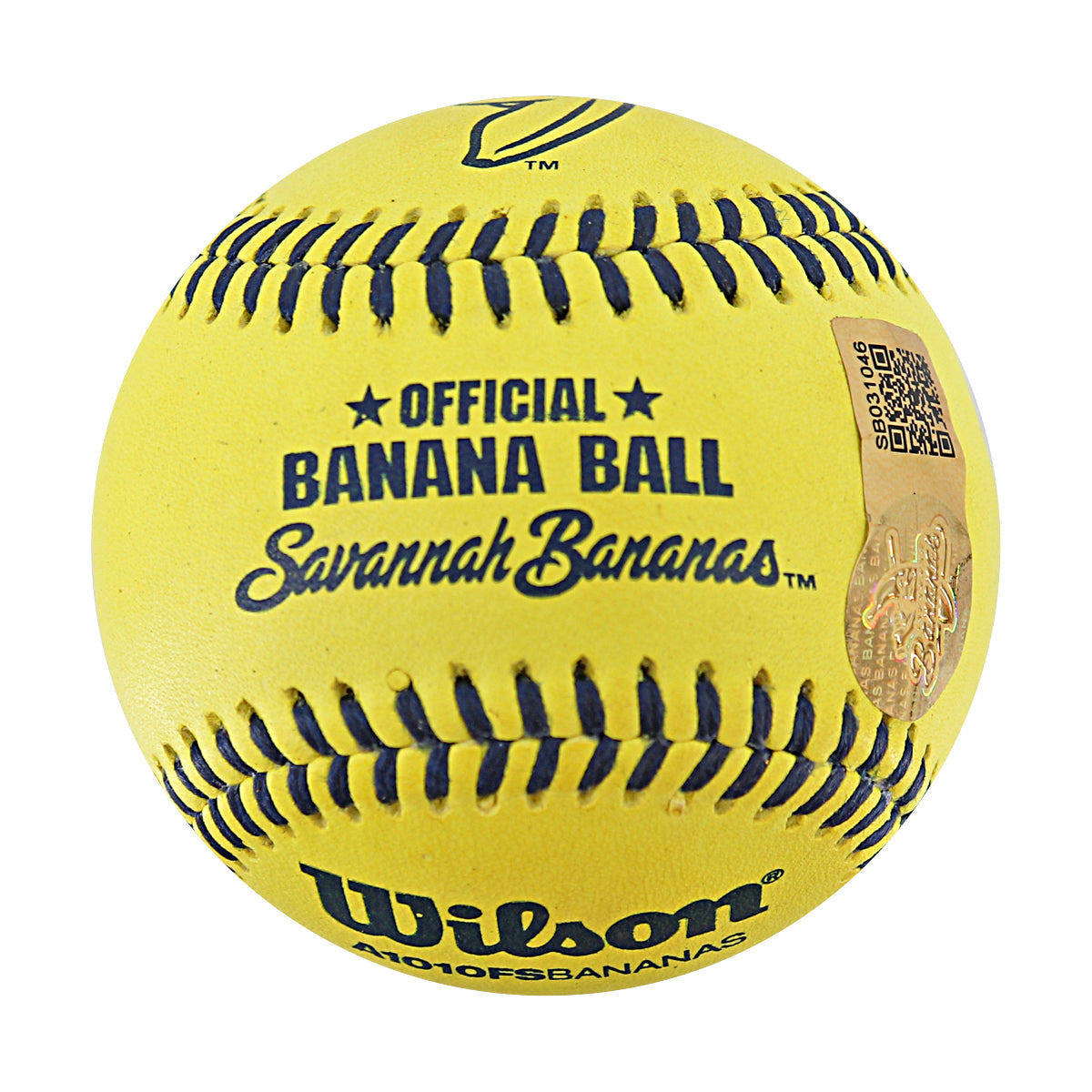 Michael Bourn Bananas Autographed Game Used Official Banana Ball w/Case 9.27.25 Houston, TX