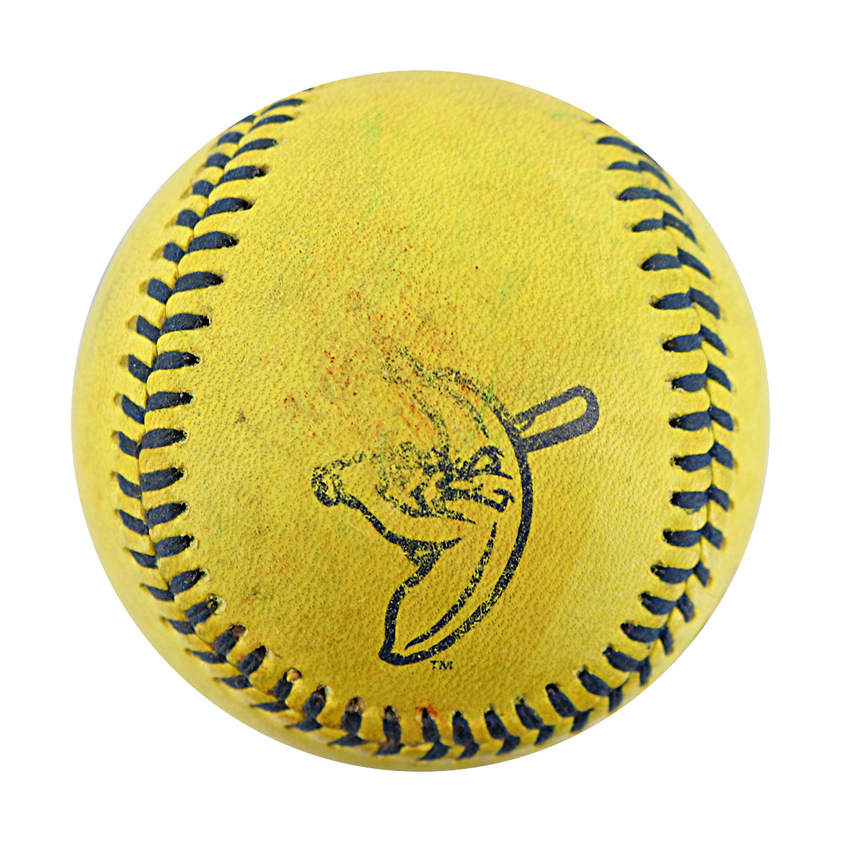 Savannah Bananas Game Used Banana Ball from 3/15/25 at Tampa - Eric Jones Top 5 Trick Play