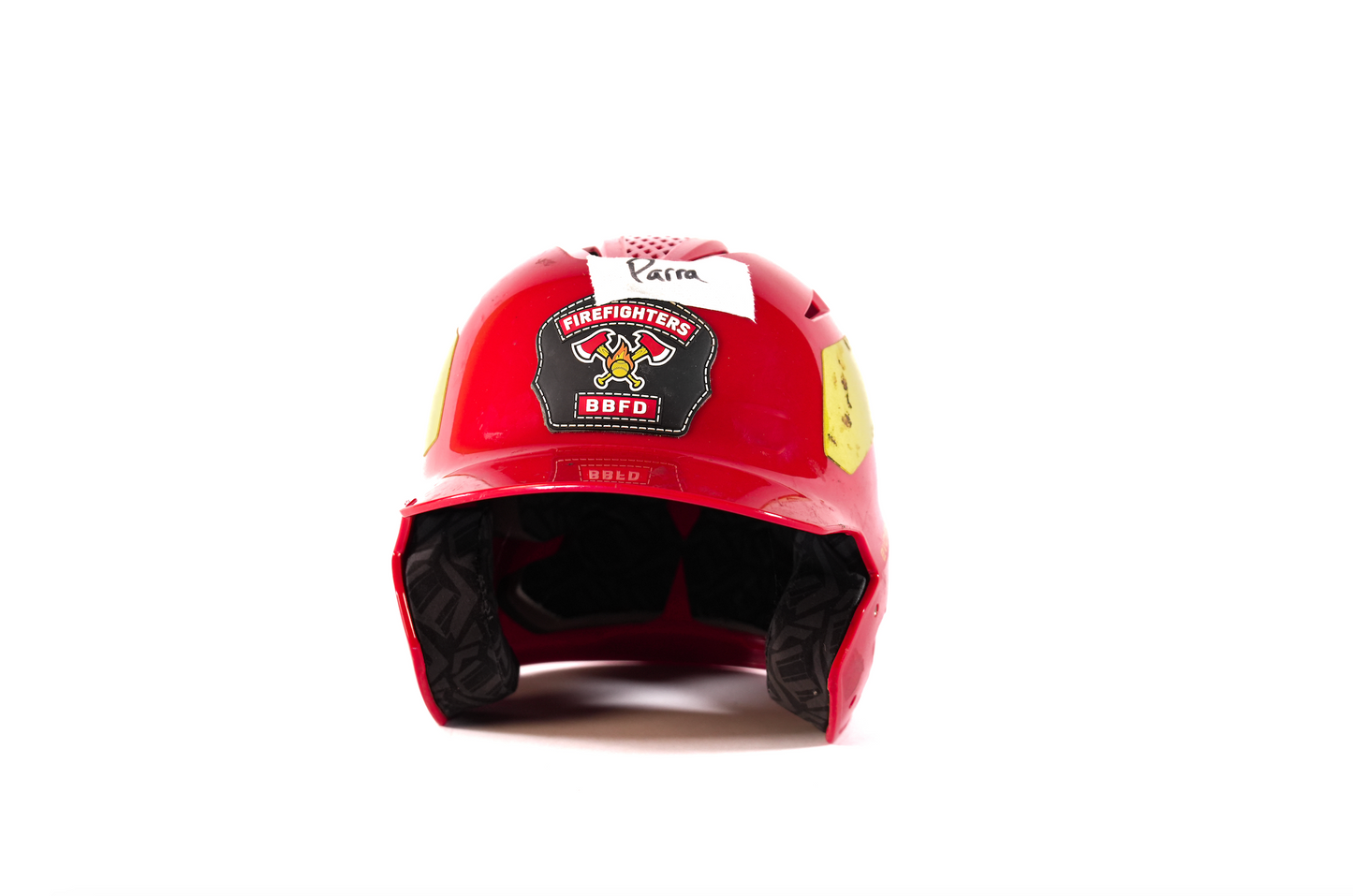 Game Worn, Unsigned Firefighers Helmet