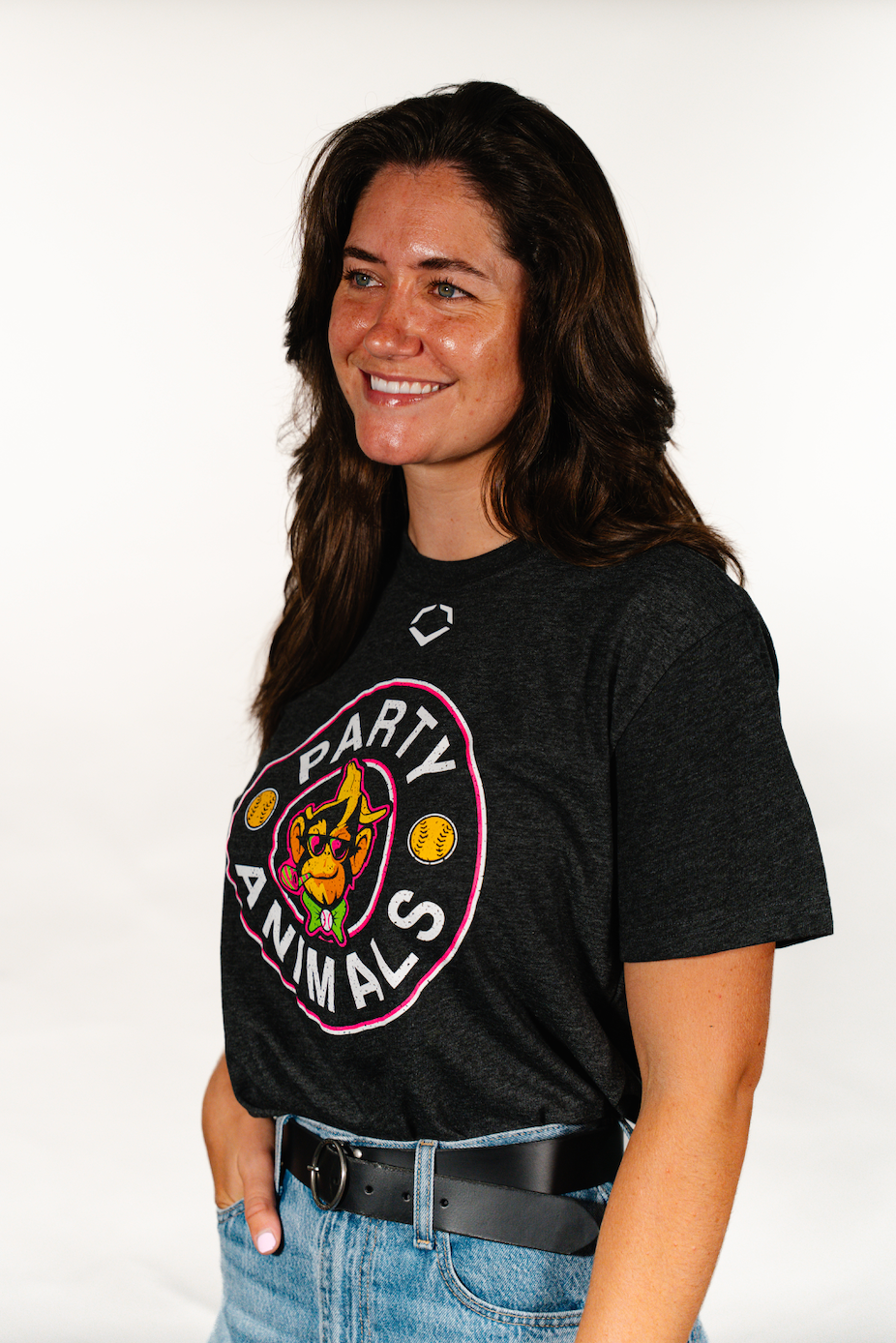 Party Animals EvoShield Circle Change Black Heather Tee