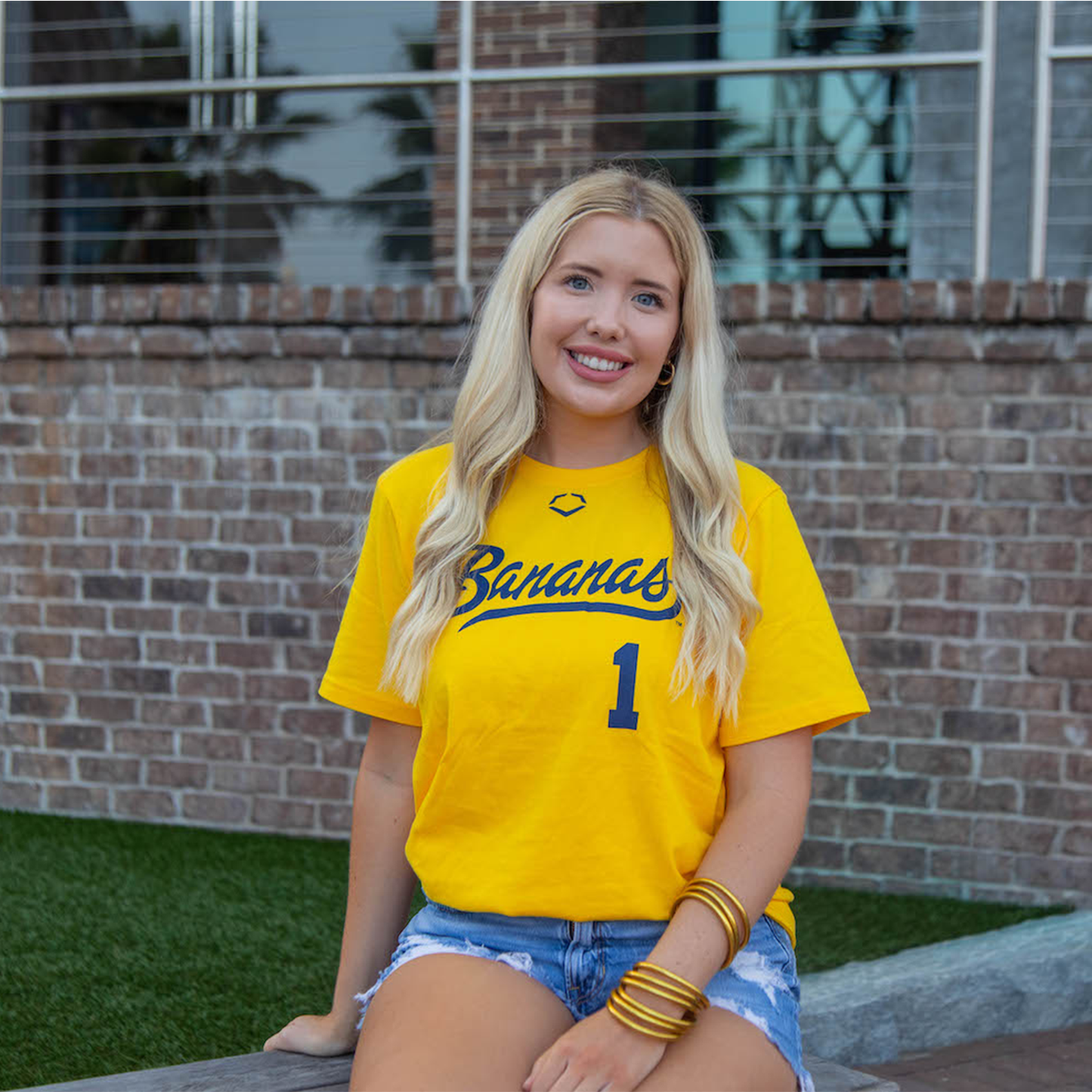Bananas EvoShield Short Sleeve Shirsey - Yellow