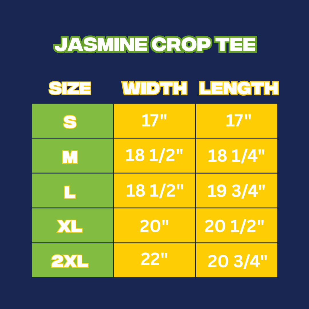 WOMENS Pressbox Party Animals Jasmine Ivory Crop Tee