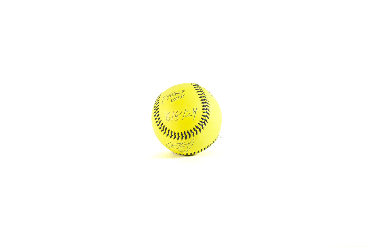 Autographed Ball from Fenway Park (6/8/24) - Signed by Dakota "Stilts" Albritton #14 - 1/3