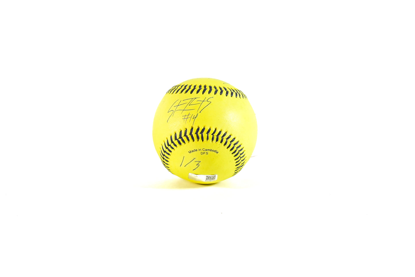 Autographed Ball from Fenway Park (6/8/24) - Signed by Dakota "Stilts" Albritton #14 - 1/3