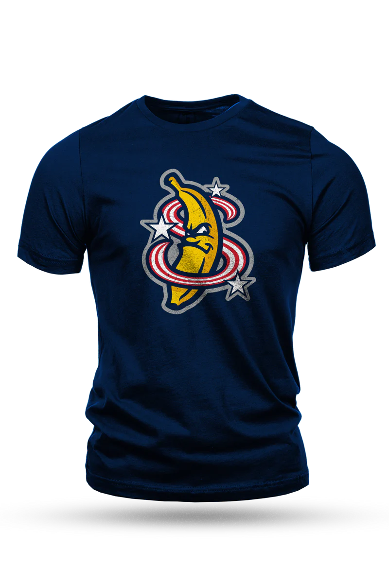 Bananas Short Sleeve Stars and Stripes Tee - Navy
