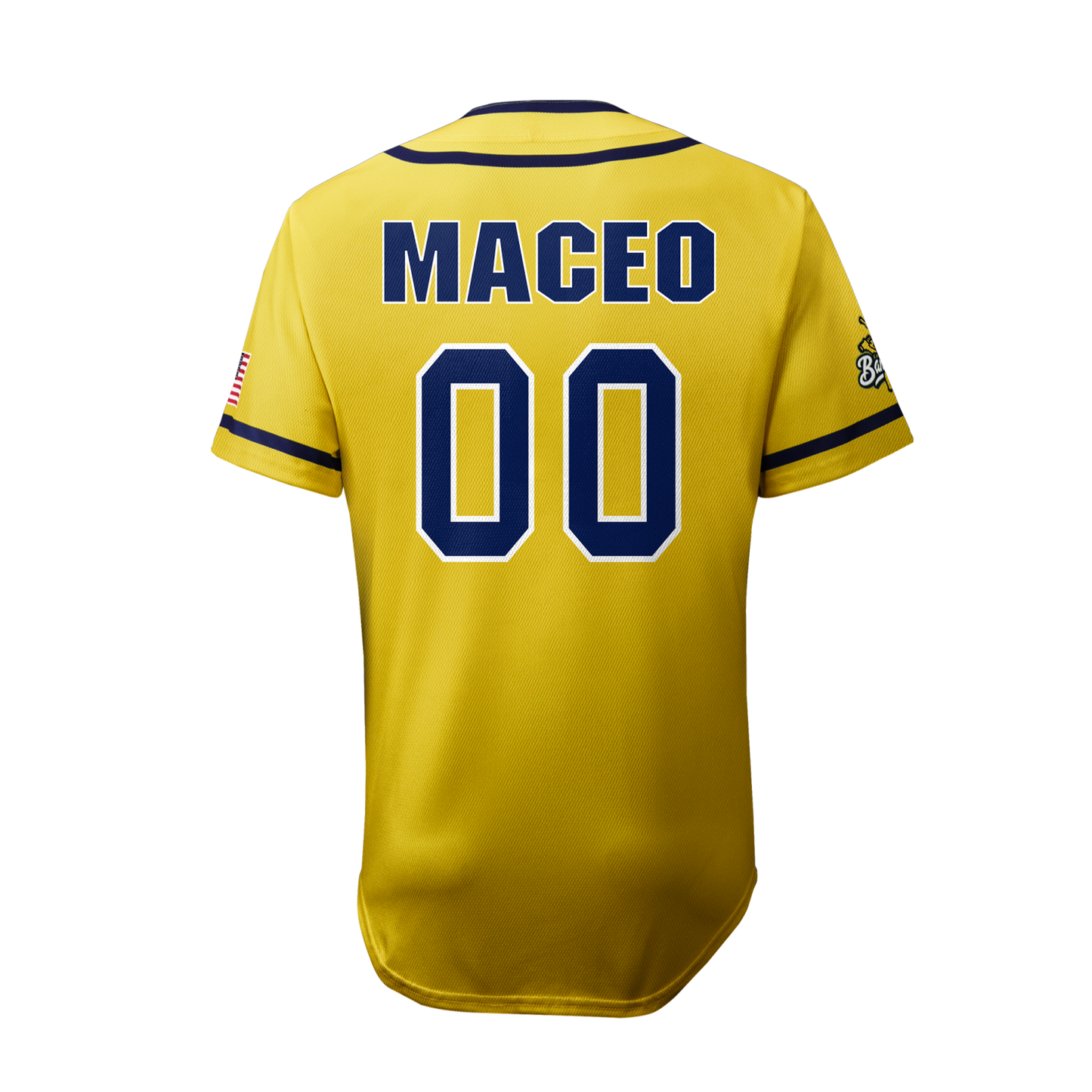 YOUTH Bananas Maceo #00 EvoShield Jersey - Yellow