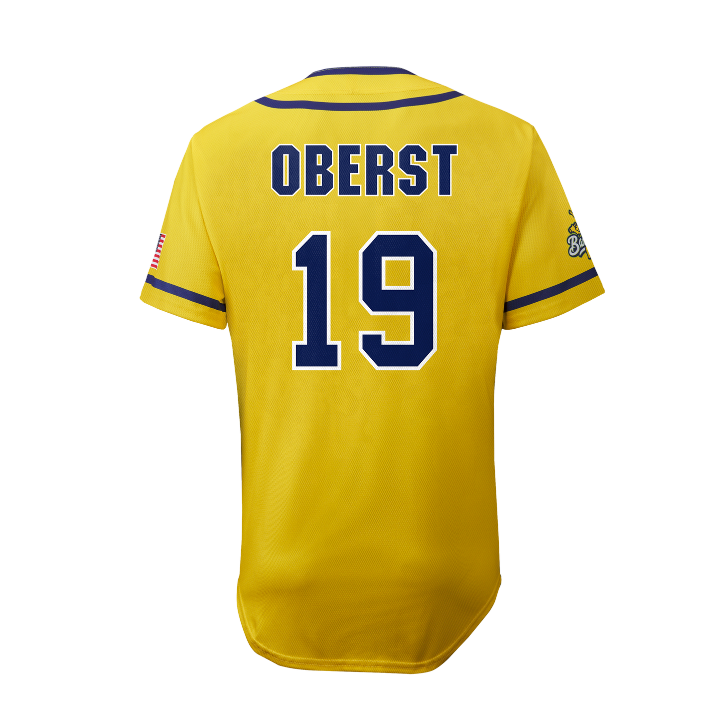 YOUTH Bananas Dan Oberst #19 EvoShield Jersey - Yellow