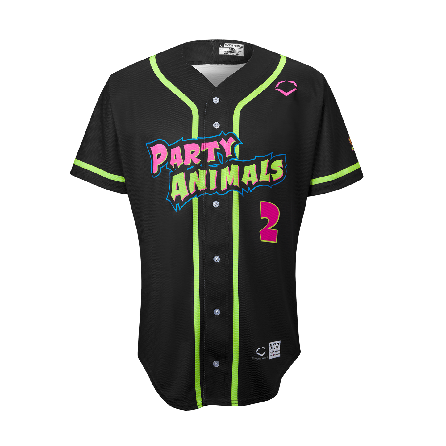 YOUTH Party Animals Jason Swan #2 EvoShield Jersey - Black