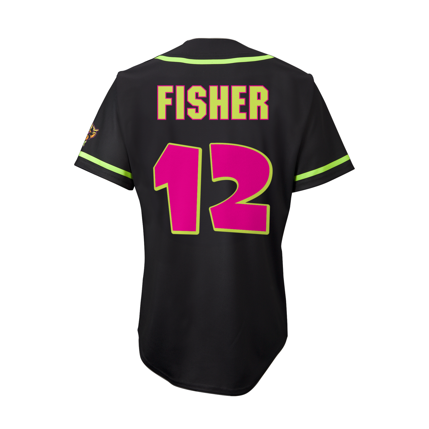 Party Animals Noah Fisher #12 EvoShield Jersey - Black
