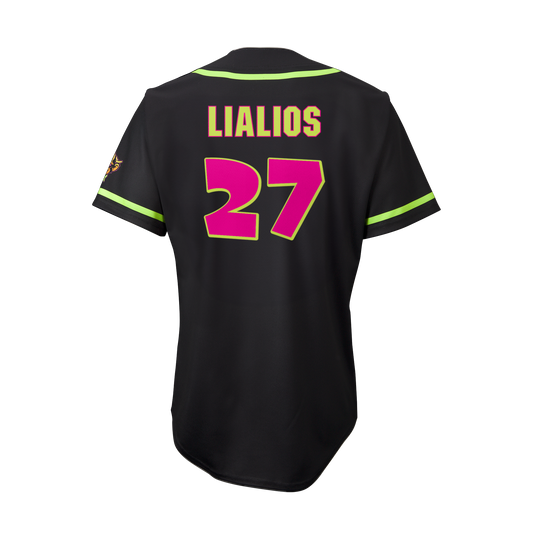 YOUTH Party Animals Jake Lialios #27 EvoShield Jersey - Black