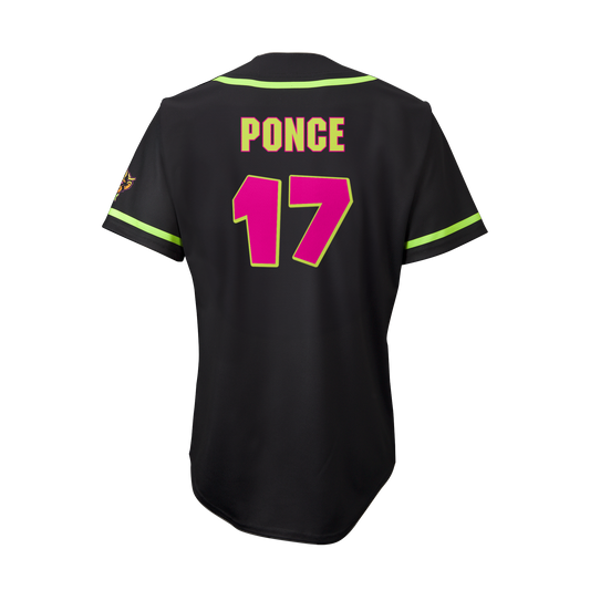 YOUTH Party Animals Dalton Ponce #17 EvoShield Jersey - Black
