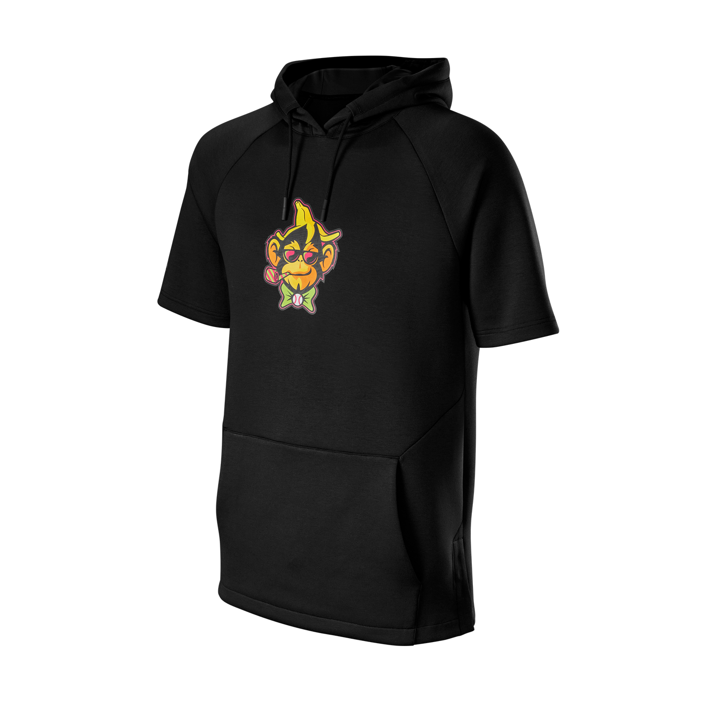Party Animals EvoShield Short Sleeve Hoodie - Black