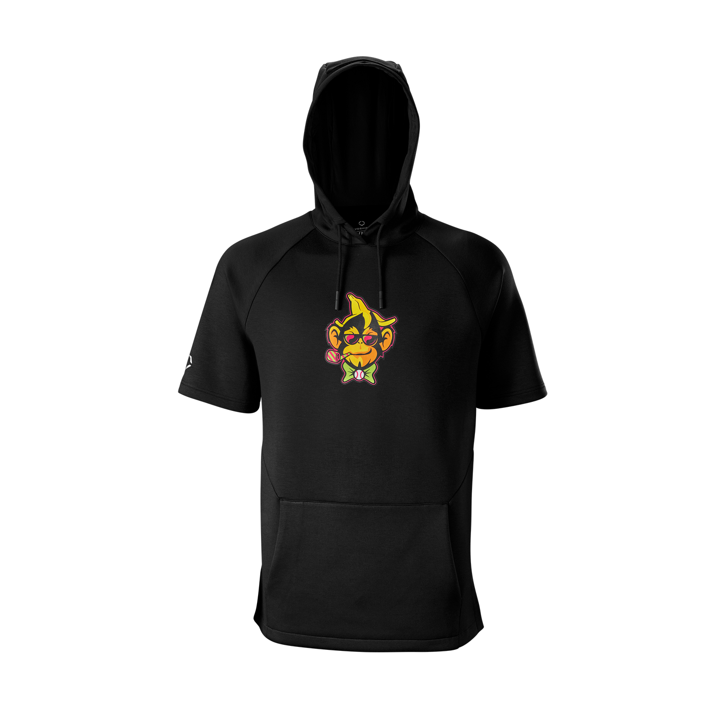 Party Animals EvoShield Short Sleeve Hoodie - Black