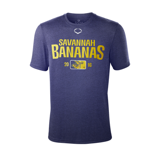 Bananas EvoShield Distressed Logo Tee - Navy Heather
