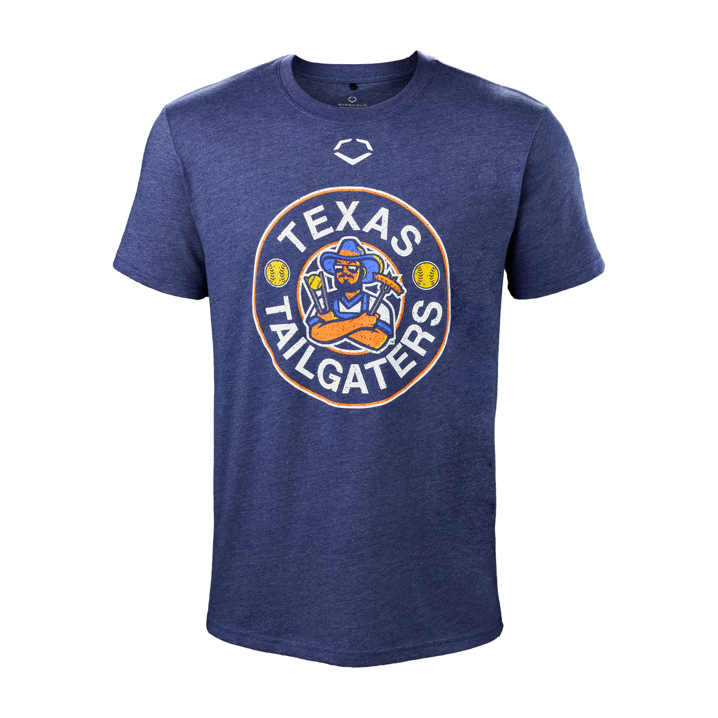 YOUTH Tailgaters EvoShield Circle Change Navy Heather Tee