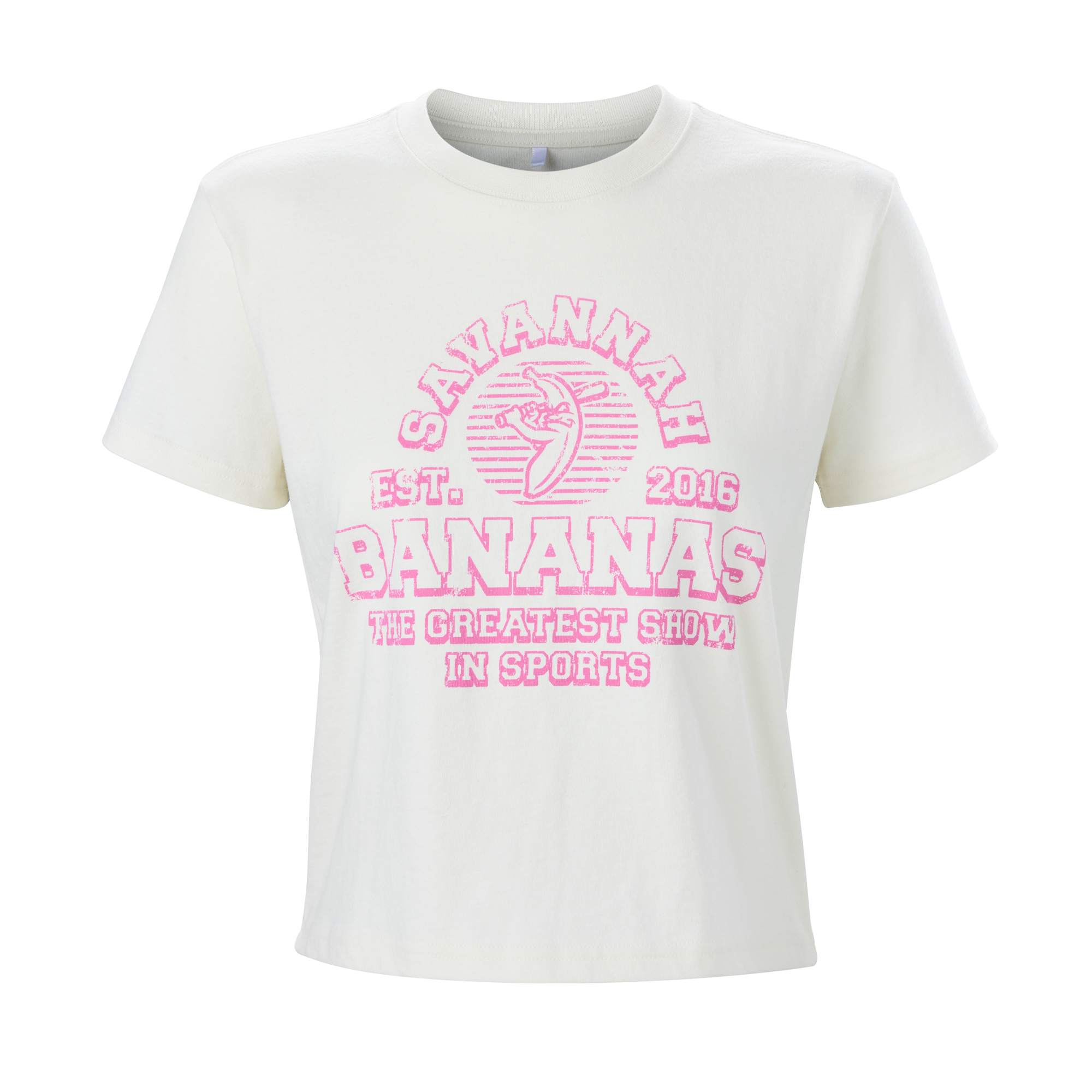 WOMENS Bananas EvoShield Sunrise Crop Tee - Vintage White – Banana
