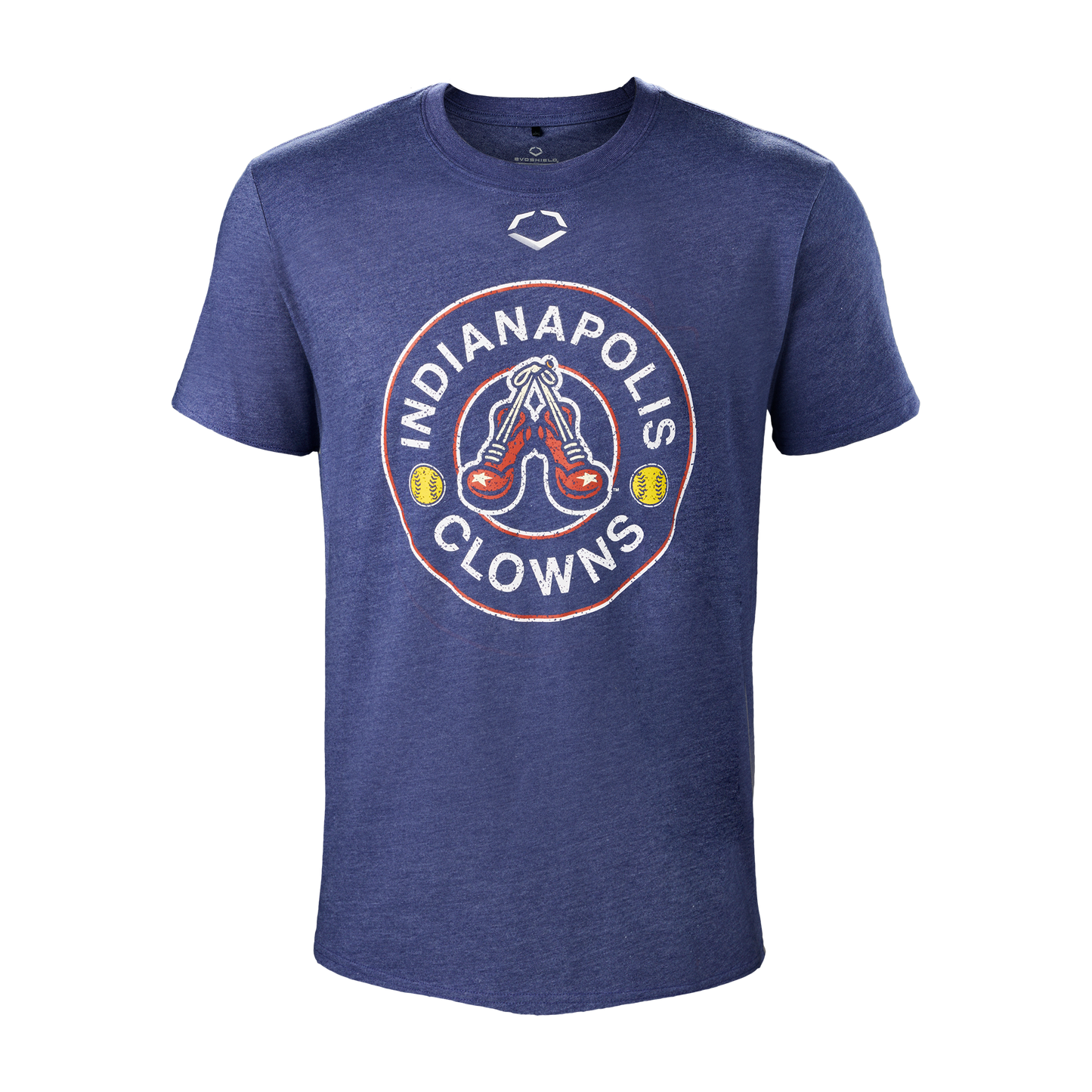YOUTH Clowns EvoShield Circle Change Navy Heather Tee