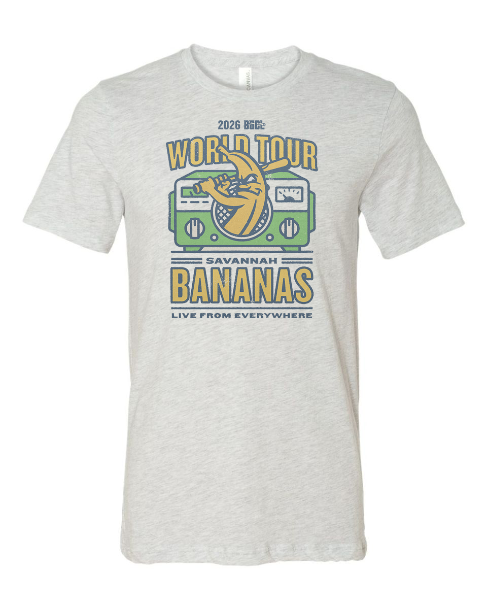 YOUTH 2026 Bananas BBCL World Tour Tee – Banana Ball