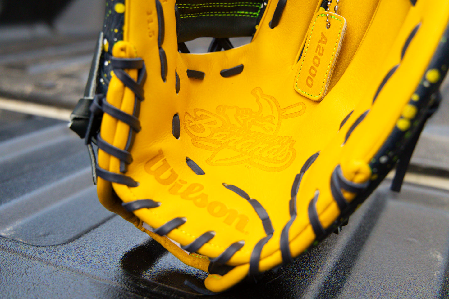 Bananas 2024 Wilson A2000 Tour Paint Splatter Glove