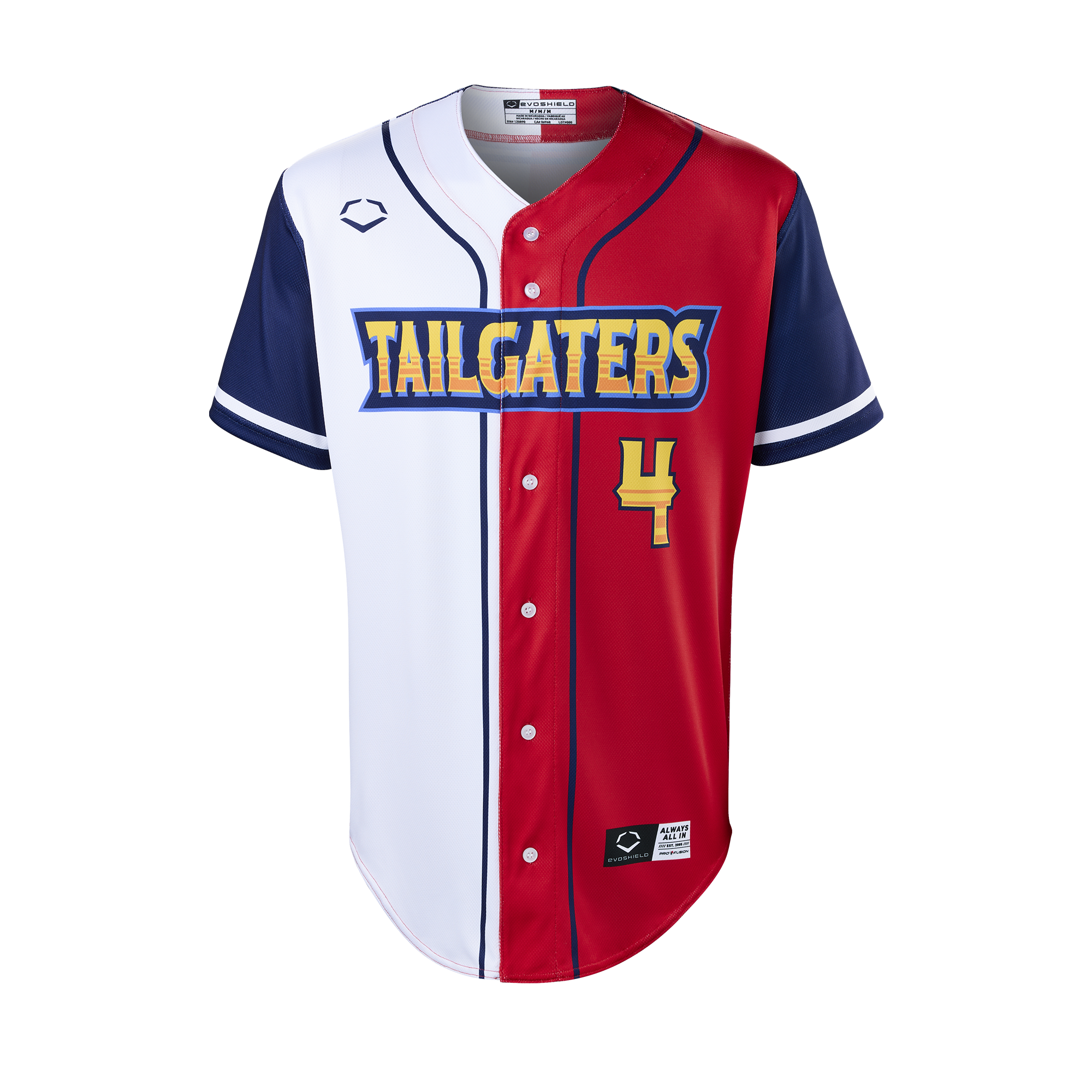 Tailgaters EvoShield BBCL Jersey - Texas Flag – Banana Ball