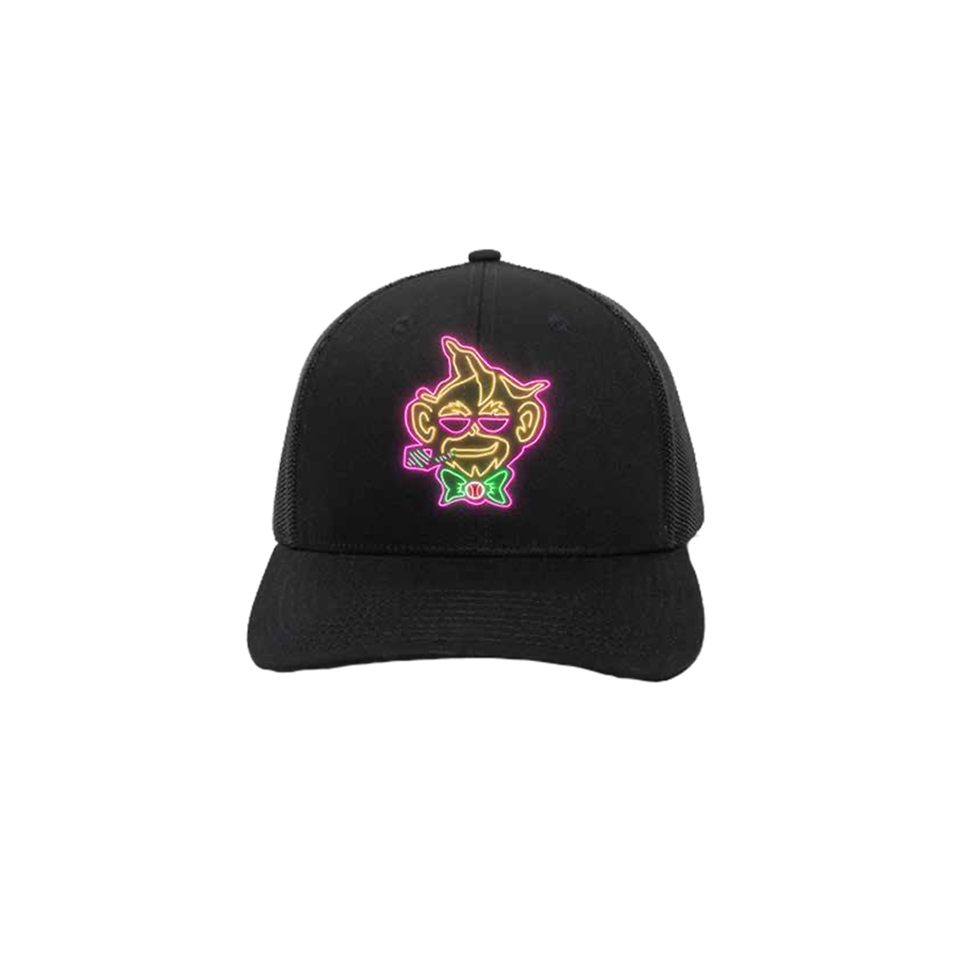 Party Animals Neon Logo Trucker Hat - Black – Banana Ball