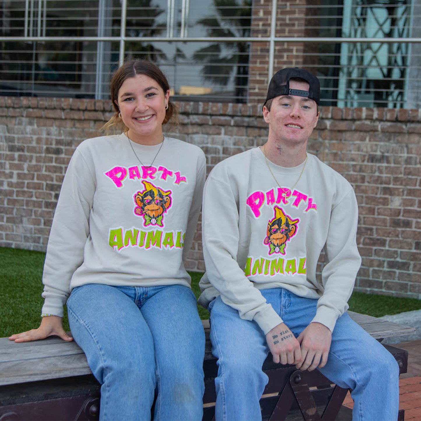 Party Animals Crew - Oatmeal