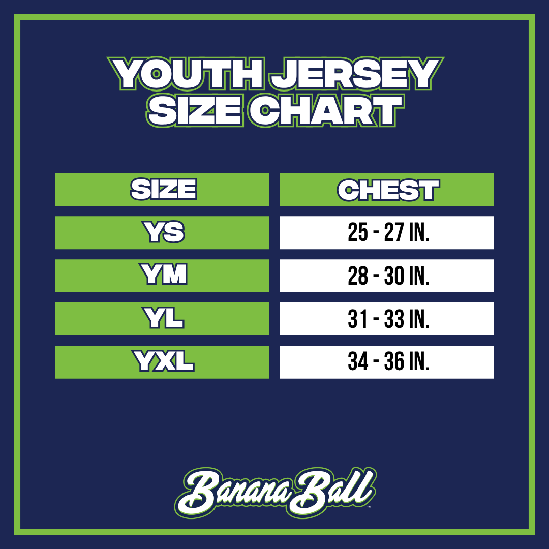 YOUTH Bananas RAC #15 EvoShield Jersey - Yellow