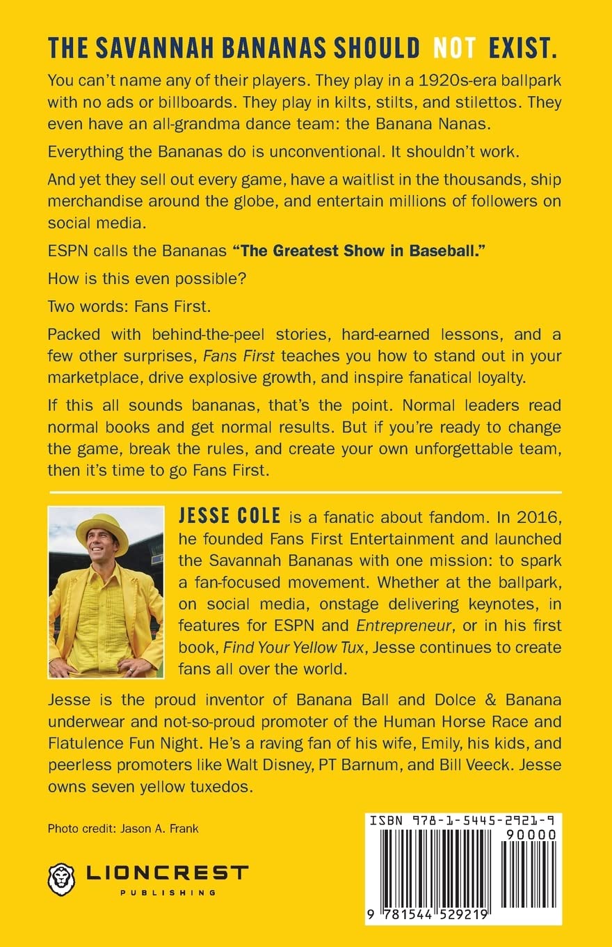 "Fans First" Book by Jesse Cole