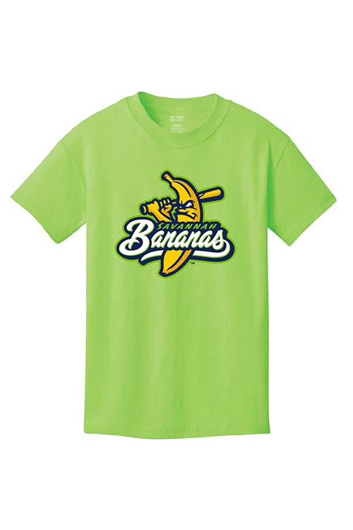 TODDLER Bananas Short Sleeve Primary Logo Tee - Neon Green