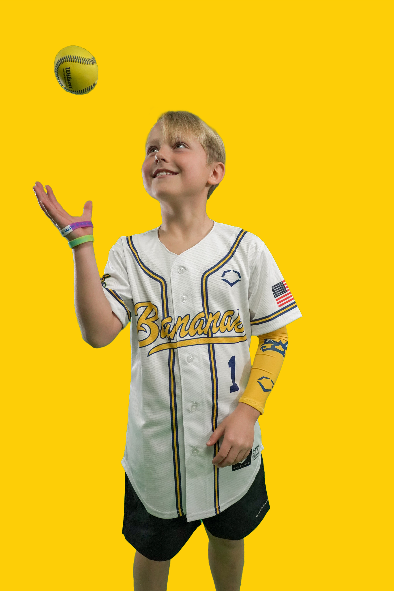 YOUTH Bananas EvoShield Jersey - White