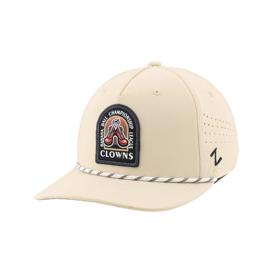 Clowns Zephyr Slipstream Adjustable Rope Hat - Ivory