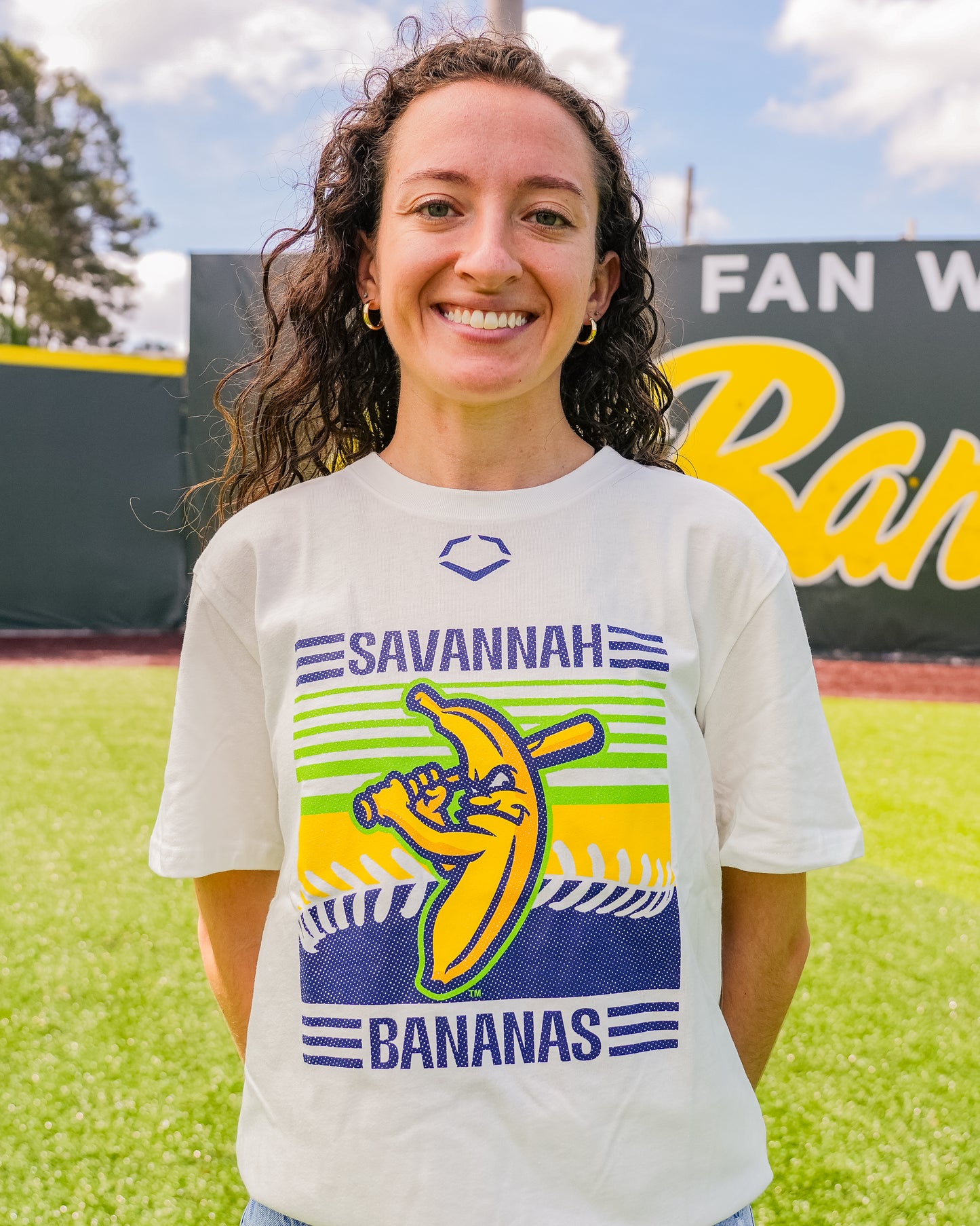 YOUTH Bananas Split EvoShield Logo Tee - Vintage White