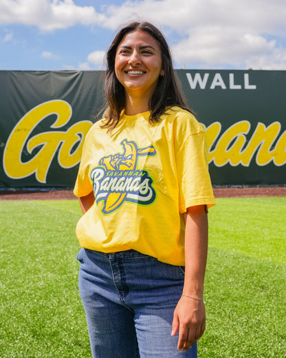 Bananas Short Sleeve Primary Logo Tee - Yellow