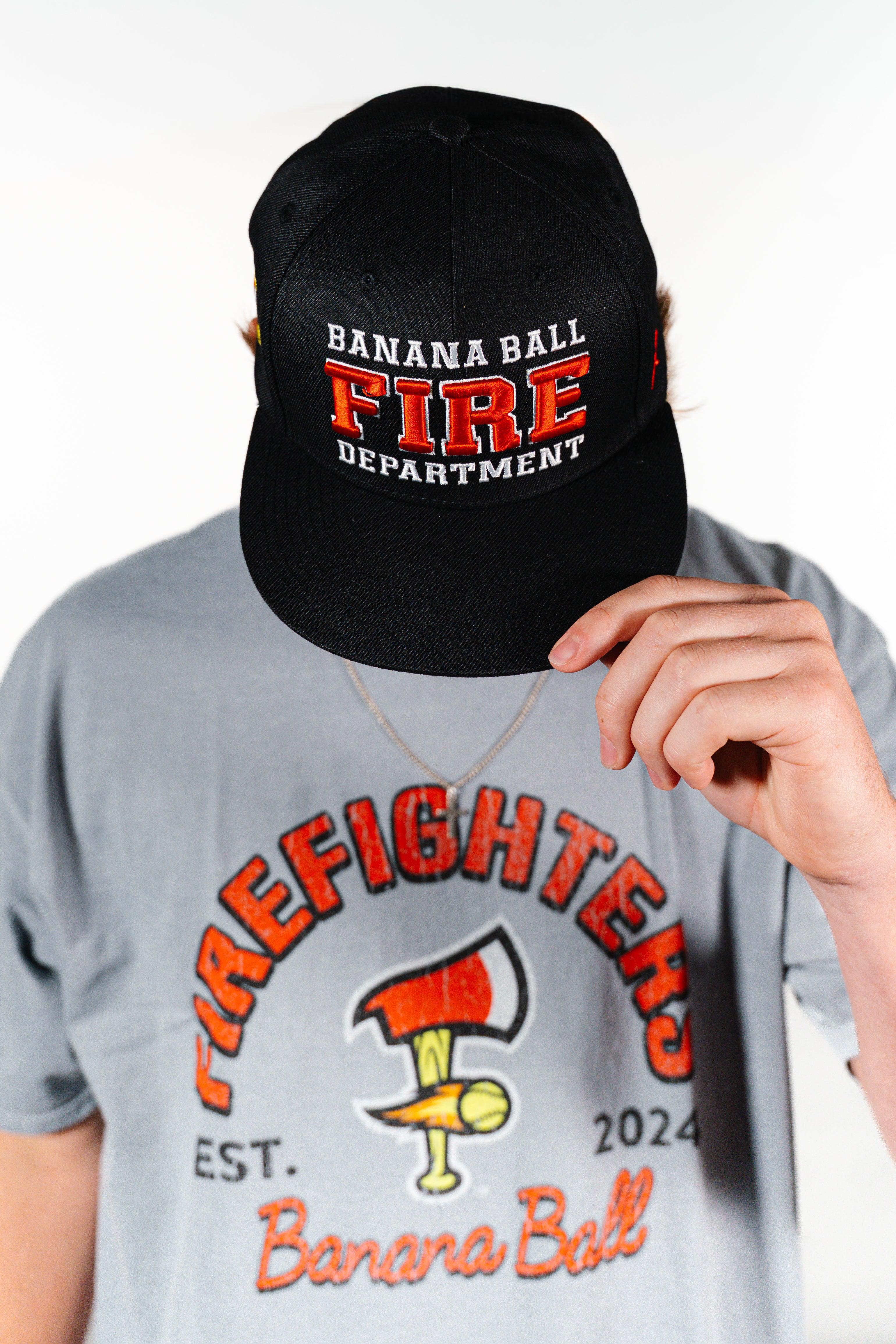 Firefighters CapX BBFD Game Adjustable Hat - Black – Banana Ball